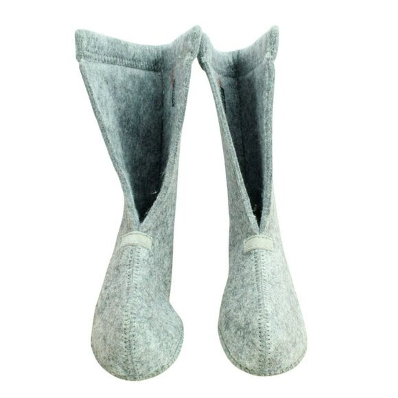 LL Bean Gray Wool Warm Replacement Boot Liner Inserts Size 12 - Picture 4 of 8